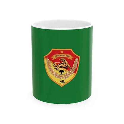 Flag of East Nusa Tenggara Indonesia - White Coffee Mug 11oz - Go Mug Yourself