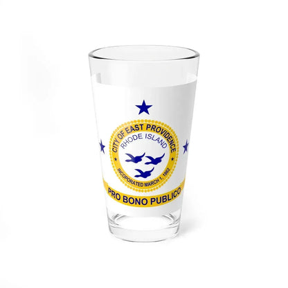 Flag of East Providence, Rhode Island - Pint Glass 16oz 16oz - Go Mug Yourself