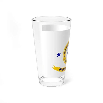 Flag of East Providence, Rhode Island - Pint Glass 16oz - Go Mug Yourself
