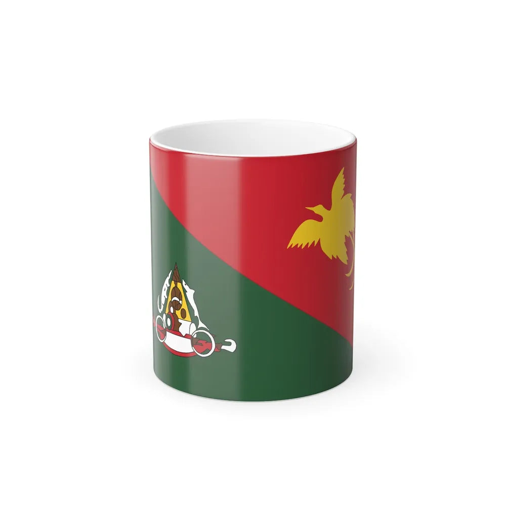 Flag of East Sepik Papa New Guinea - Color Changing Coffee Mug-11oz-Go Mug Yourself