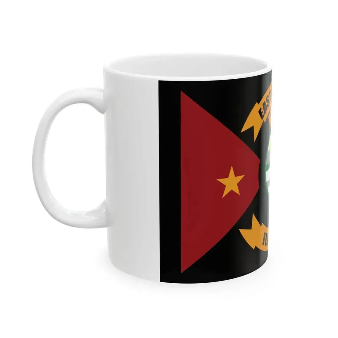 Flag of East St. Louis Illinois (United States) White Coffee Mug - Go Mug Yourself