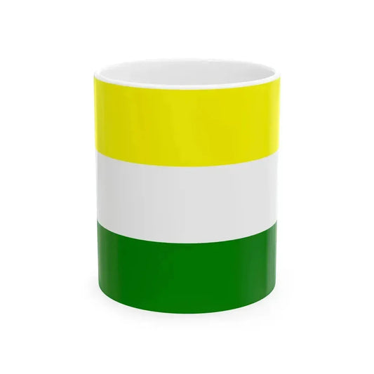 Flag of East Sumatra (Indonesia) White Coffee Mug 11oz - Go Mug Yourself