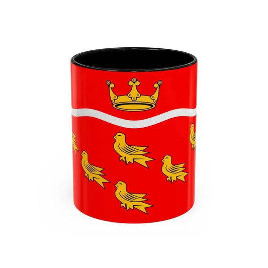 Flag of East Sussex UK - Accent Coffee Mug 11oz Black - Go Mug Yourself