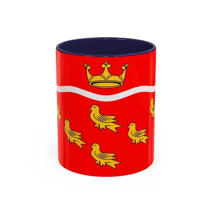 Flag of East Sussex UK - Accent Coffee Mug 11oz Navy - Go Mug Yourself