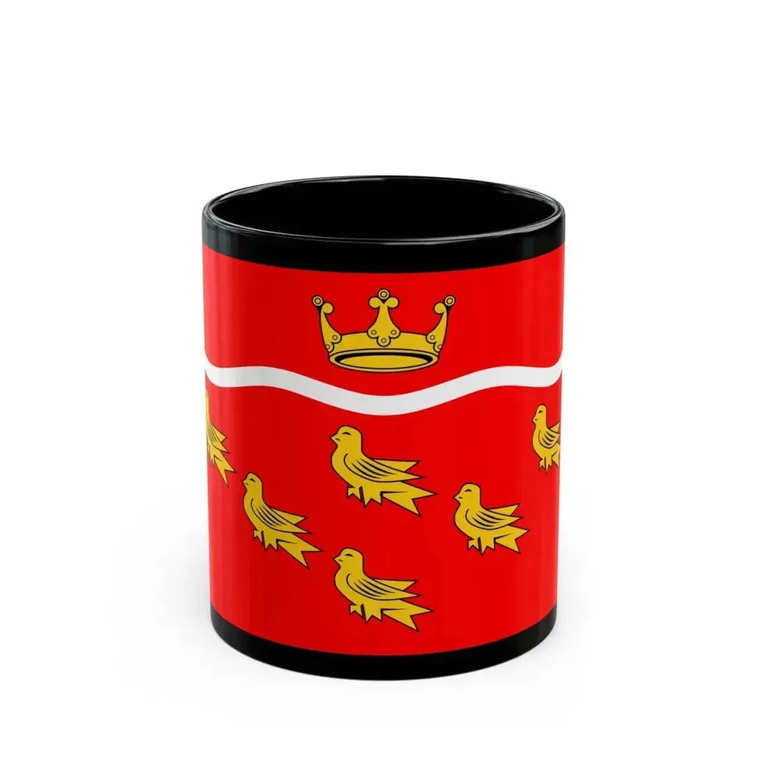 Flag of East Sussex UK - Black Coffee Mug 11oz - Go Mug Yourself