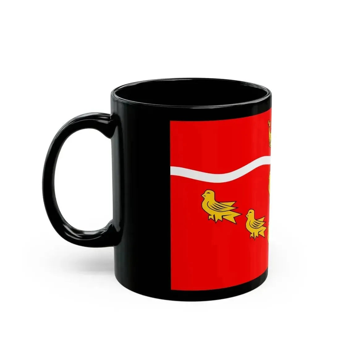 Flag of East Sussex UK - Black Coffee Mug - Go Mug Yourself