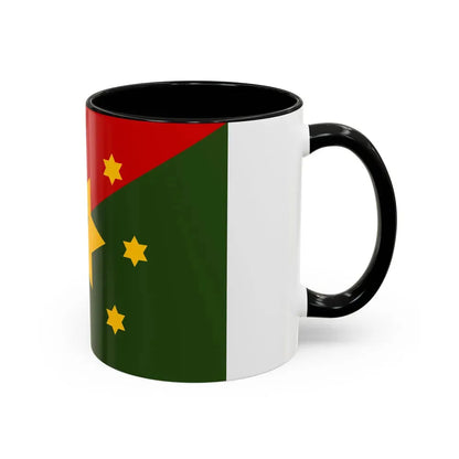 Flag of Eastern Highlands Papa New Guinea - Accent Coffee Mug - Go Mug Yourself