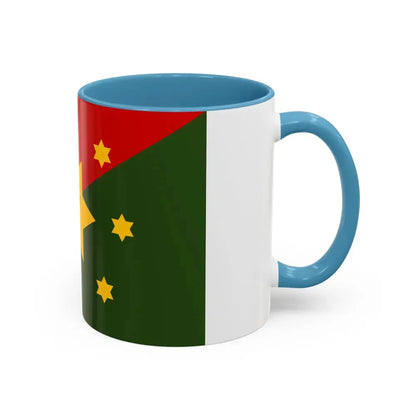 Flag of Eastern Highlands Papa New Guinea - Accent Coffee Mug - Go Mug Yourself