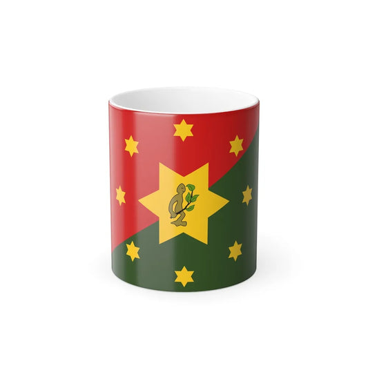 Flag of Eastern Highlands Papa New Guinea - Color Changing Coffee Mug-11oz-Go Mug Yourself