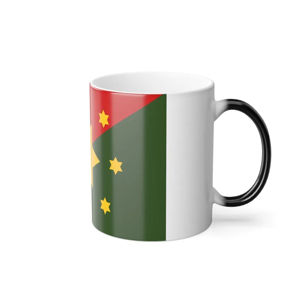 Flag of Eastern Highlands Papa New Guinea - Color Changing Coffee Mug-Go Mug Yourself