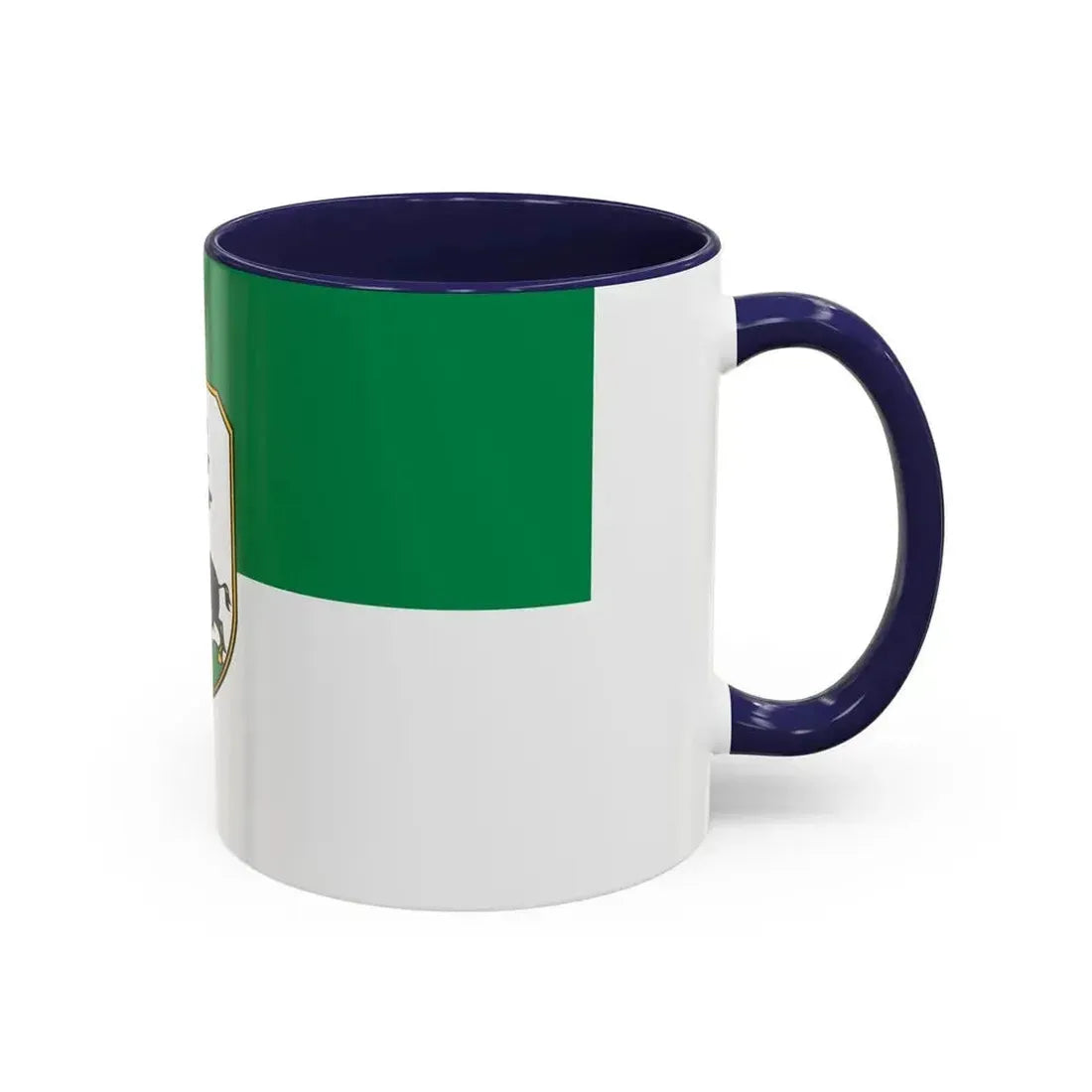 Flag of Ebersberg Germany - Accent Coffee Mug - Go Mug Yourself