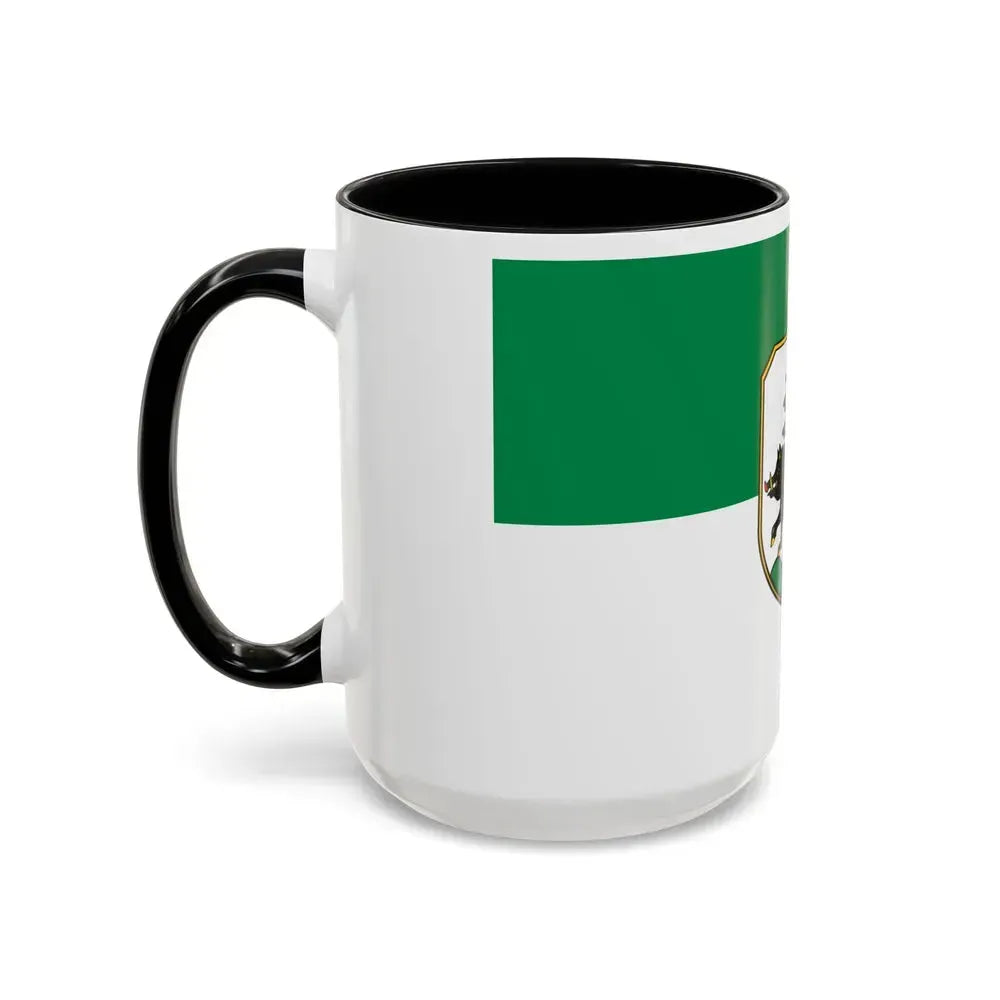 Flag of Ebersberg Germany - Accent Coffee Mug - Go Mug Yourself