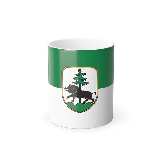 Flag of Ebersberg Germany - Color Changing Coffee Mug 11oz - Go Mug Yourself
