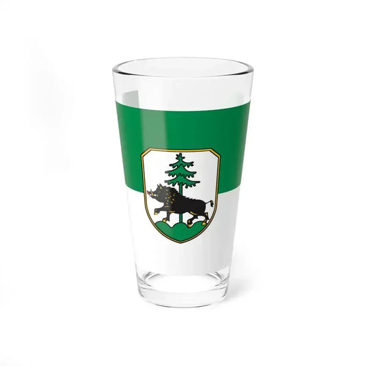 Flag of Ebersberg Germany - Pint Glass 16oz 16oz - Go Mug Yourself