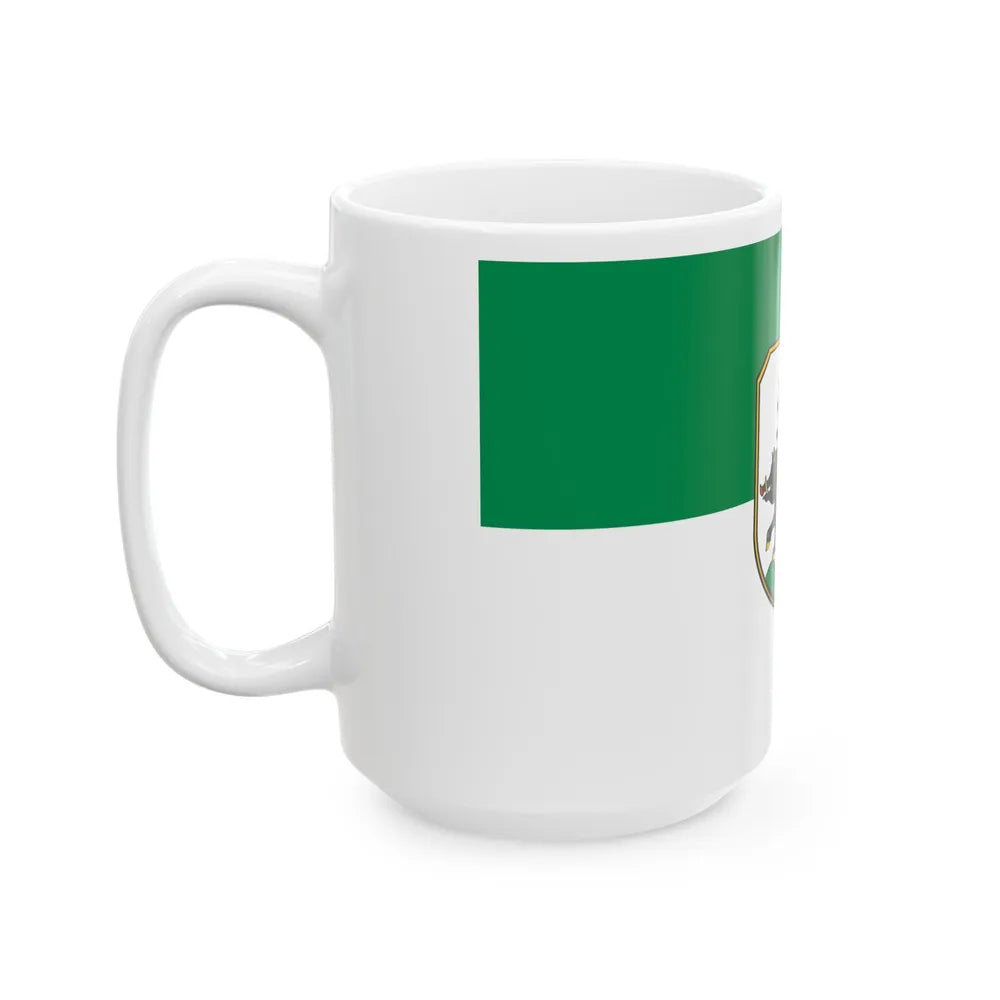 Flag of Ebersberg Germany - White Coffee Mug-Go Mug Yourself