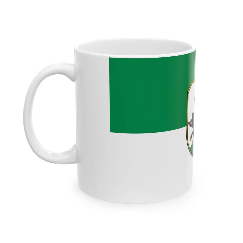 Flag of Ebersberg Germany - White Coffee Mug-Go Mug Yourself