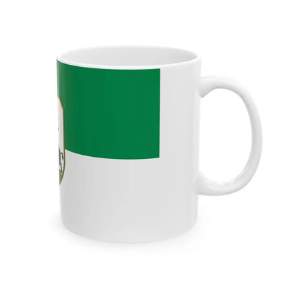 Flag of Ebersberg Germany - White Coffee Mug-Go Mug Yourself