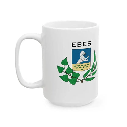 Flag of Ebes (Hungary) White Coffee Mug - Go Mug Yourself