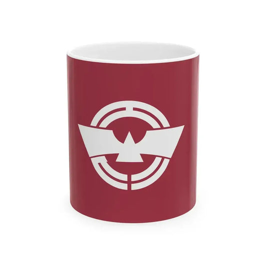 Flag of Ebina Kanagawa (Japan) White Coffee Mug 11oz - Go Mug Yourself