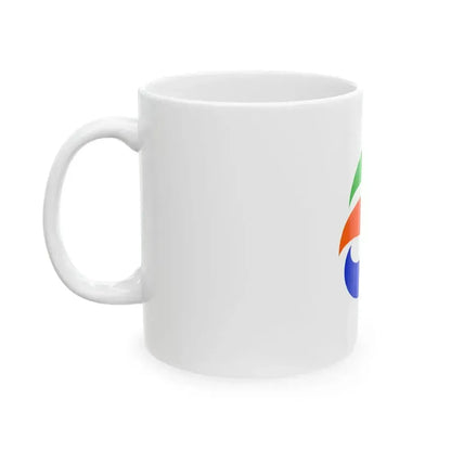 Flag of Echizen Fukui city (Japan) White Coffee Mug - Go Mug Yourself