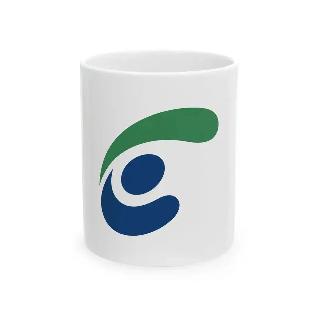 Flag of Echizen Fukui town (Japan) White Coffee Mug 11oz - Go Mug Yourself