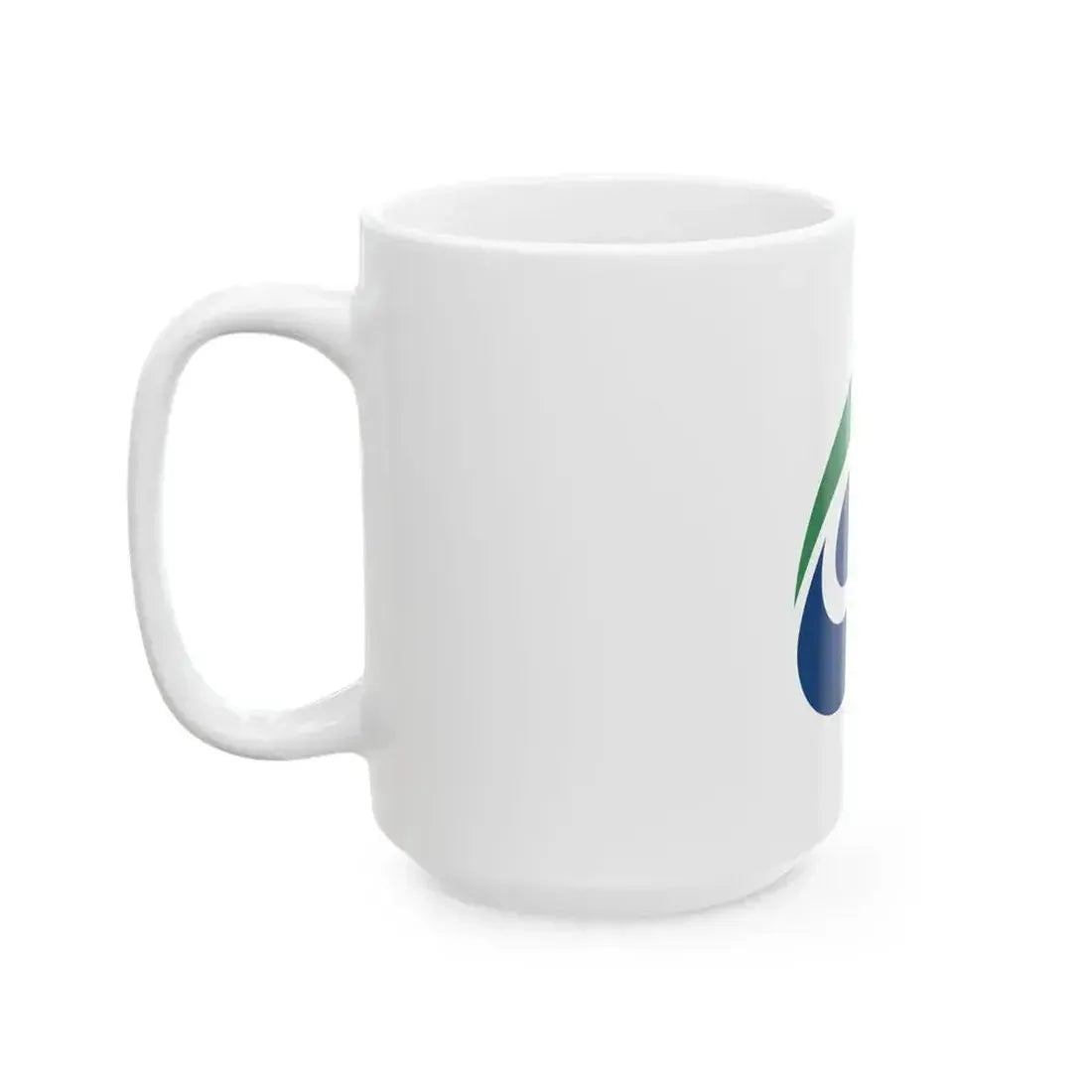 Flag of Echizen Fukui town (Japan) White Coffee Mug - Go Mug Yourself