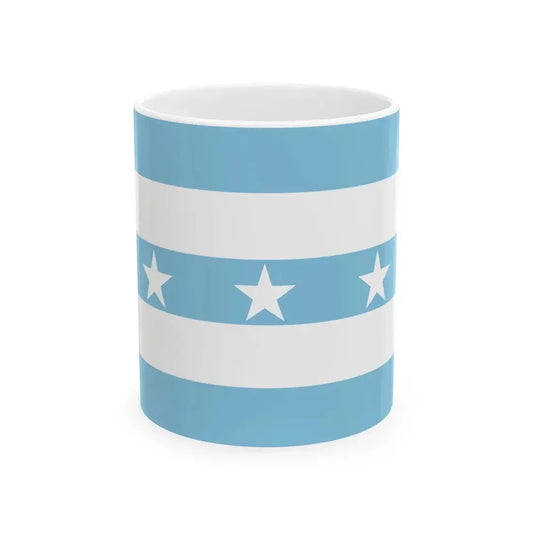 Flag of Ecuador 1820-1822 (Ecuador) White Coffee Mug 11oz - Go Mug Yourself