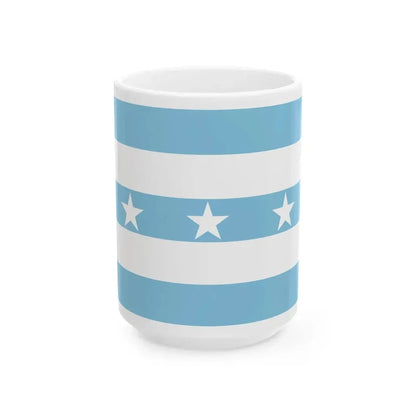 Flag of Ecuador 1820-1822 (Ecuador) White Coffee Mug 15oz - Go Mug Yourself