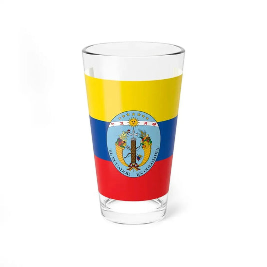 Flag of Ecuador 1830-1835 (Ecuador) Pint Glass 16oz 16oz - Go Mug Yourself
