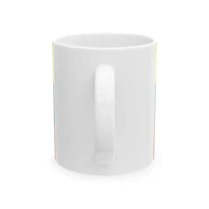 Flag of Ecuador 1835-1845 (Ecuador) White Coffee Mug - Go Mug Yourself