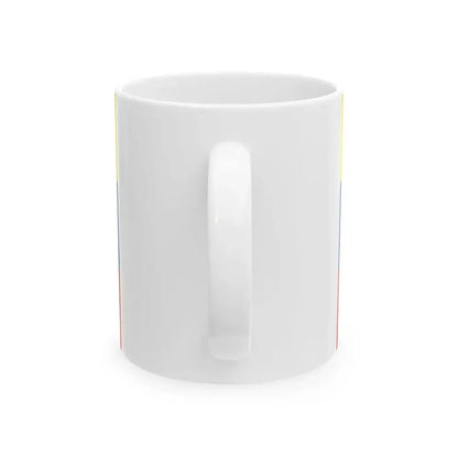 Flag of Ecuador 1835-1845 (Ecuador) White Coffee Mug - Go Mug Yourself
