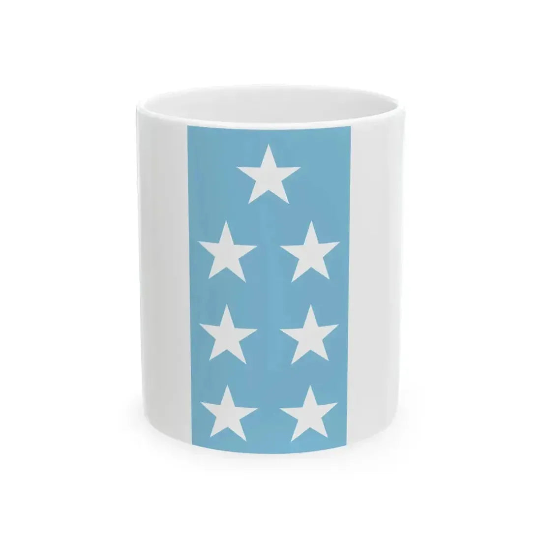 Flag of Ecuador 1845-1860 (Ecuador) White Coffee Mug 11oz - Go Mug Yourself