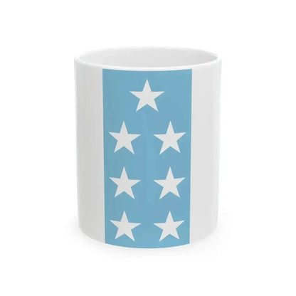Flag of Ecuador 1845-1860 (Ecuador) White Coffee Mug 11oz - Go Mug Yourself