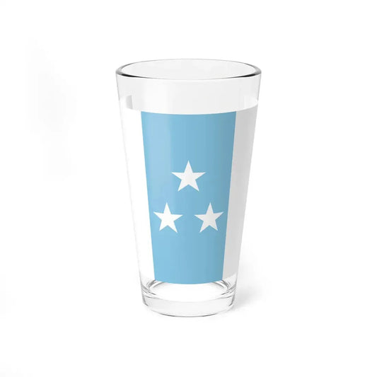 Flag of Ecuador 1845 (Ecuador) Pint Glass 16oz 16oz - Go Mug Yourself