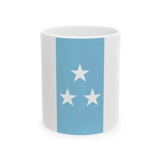 Flag of Ecuador 1845 (Ecuador) White Coffee Mug 11oz - Go Mug Yourself