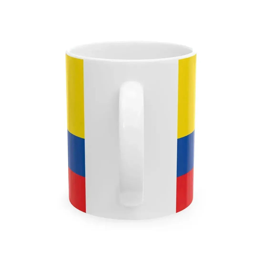 Flag of Ecuador 1900-2009 (Ecuador) White Coffee Mug - Go Mug Yourself