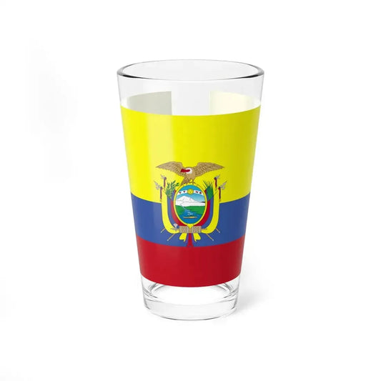 Flag of Ecuador WFB 2004 (Ecuador) Pint Glass 16oz 16oz - Go Mug Yourself