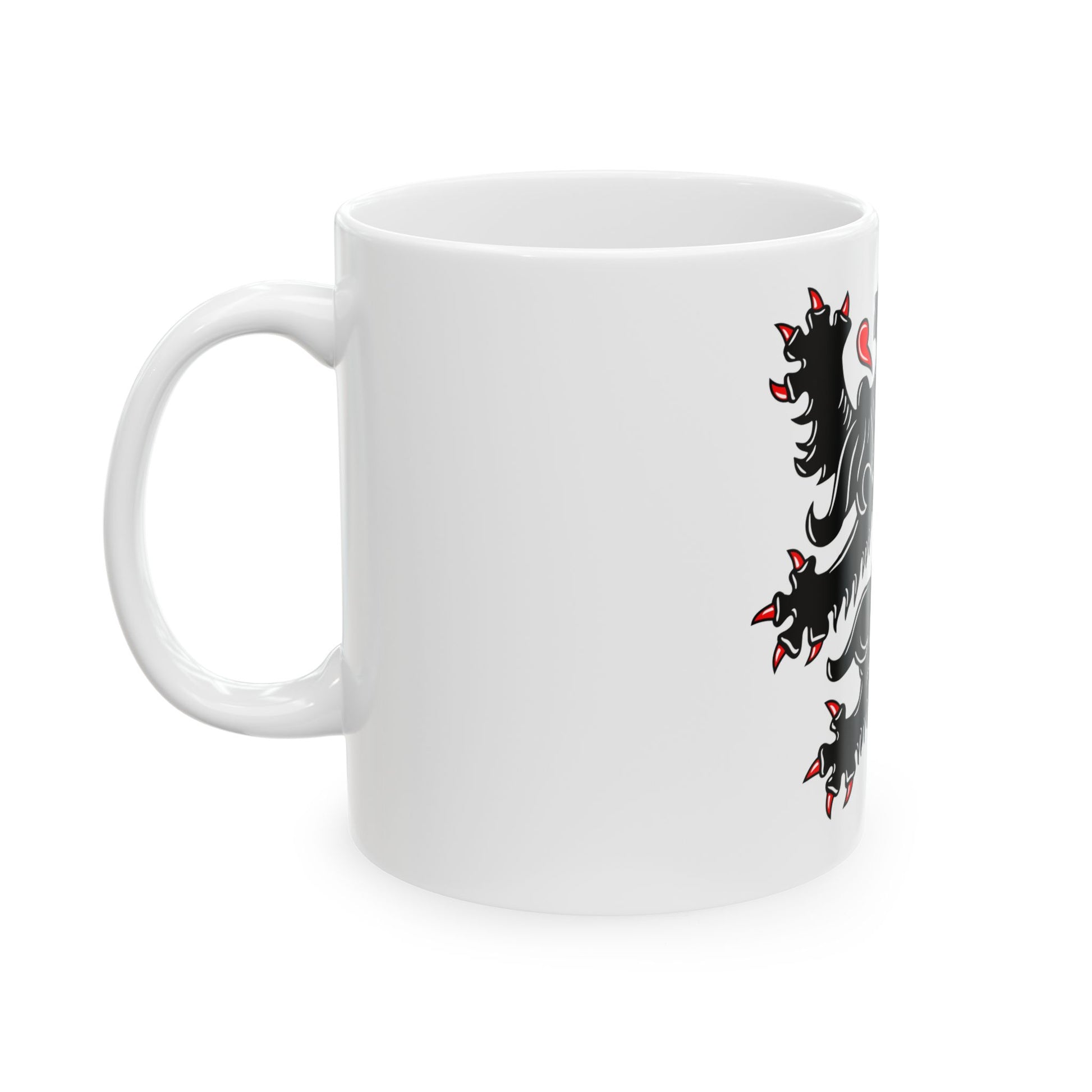 Flag of Edegem (Belgium) White Coffee Mug-Go Mug Yourself