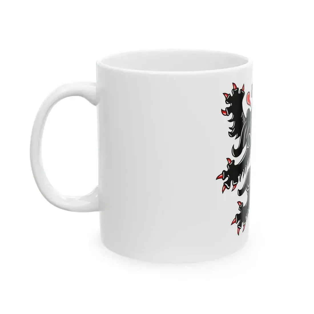 Flag of Edegem (Belgium) White Coffee Mug - Go Mug Yourself