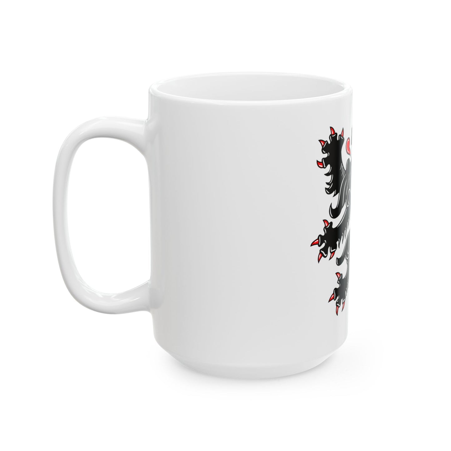 Flag of Edegem (Belgium) White Coffee Mug-Go Mug Yourself
