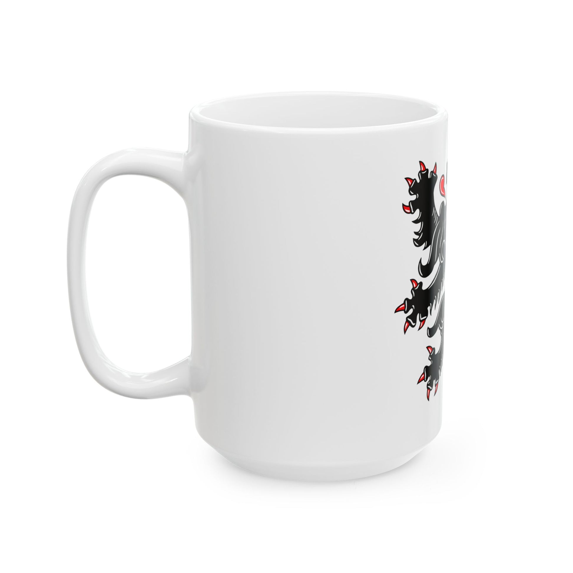 Flag of Edegem (Belgium) White Coffee Mug-Go Mug Yourself