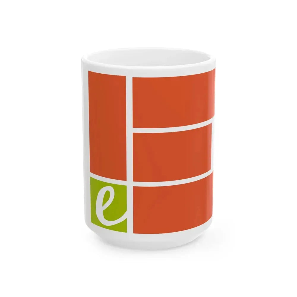 Flag of Edgerton Kansas (United States) White Coffee Mug 15oz - Go Mug Yourself