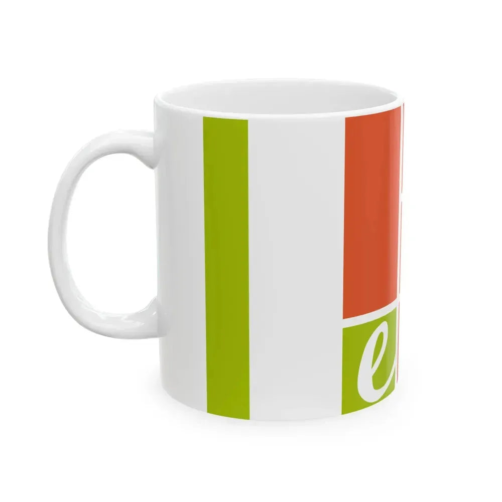 Flag of Edgerton Kansas (United States) White Coffee Mug - Go Mug Yourself