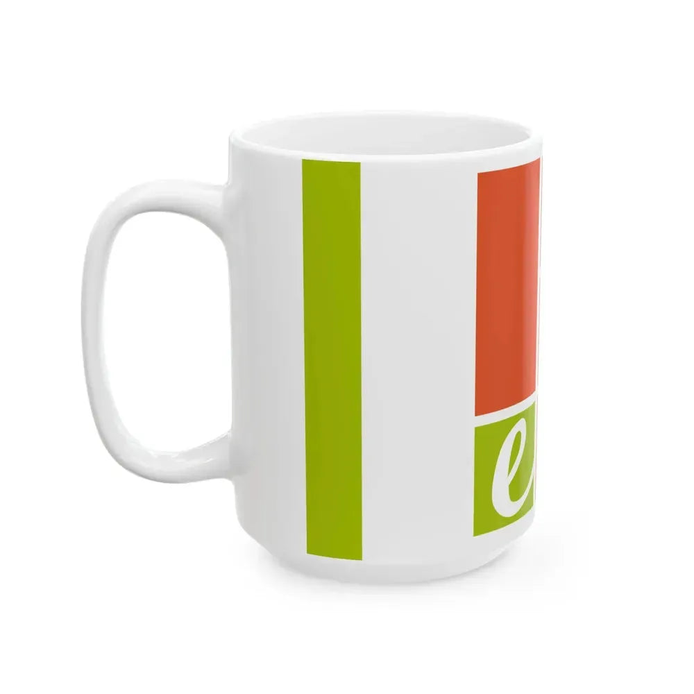 Flag of Edgerton Kansas (United States) White Coffee Mug - Go Mug Yourself