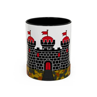Flag of Edinburgh UK - Accent Coffee Mug 11oz Black - Go Mug Yourself