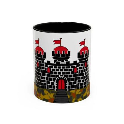 Flag of Edinburgh UK - Accent Coffee Mug 11oz Black - Go Mug Yourself