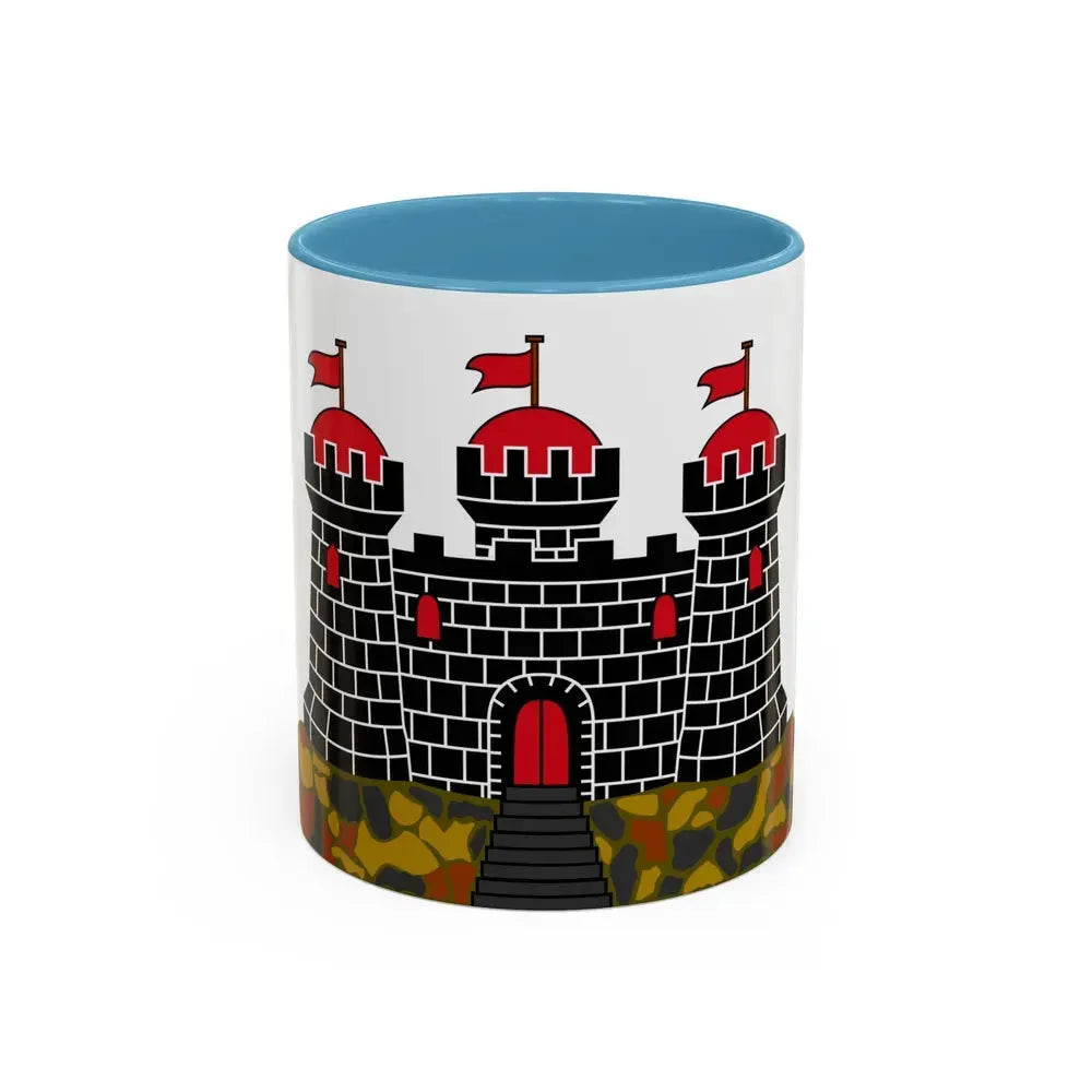 Flag of Edinburgh UK - Accent Coffee Mug 11oz Light Blue - Go Mug Yourself