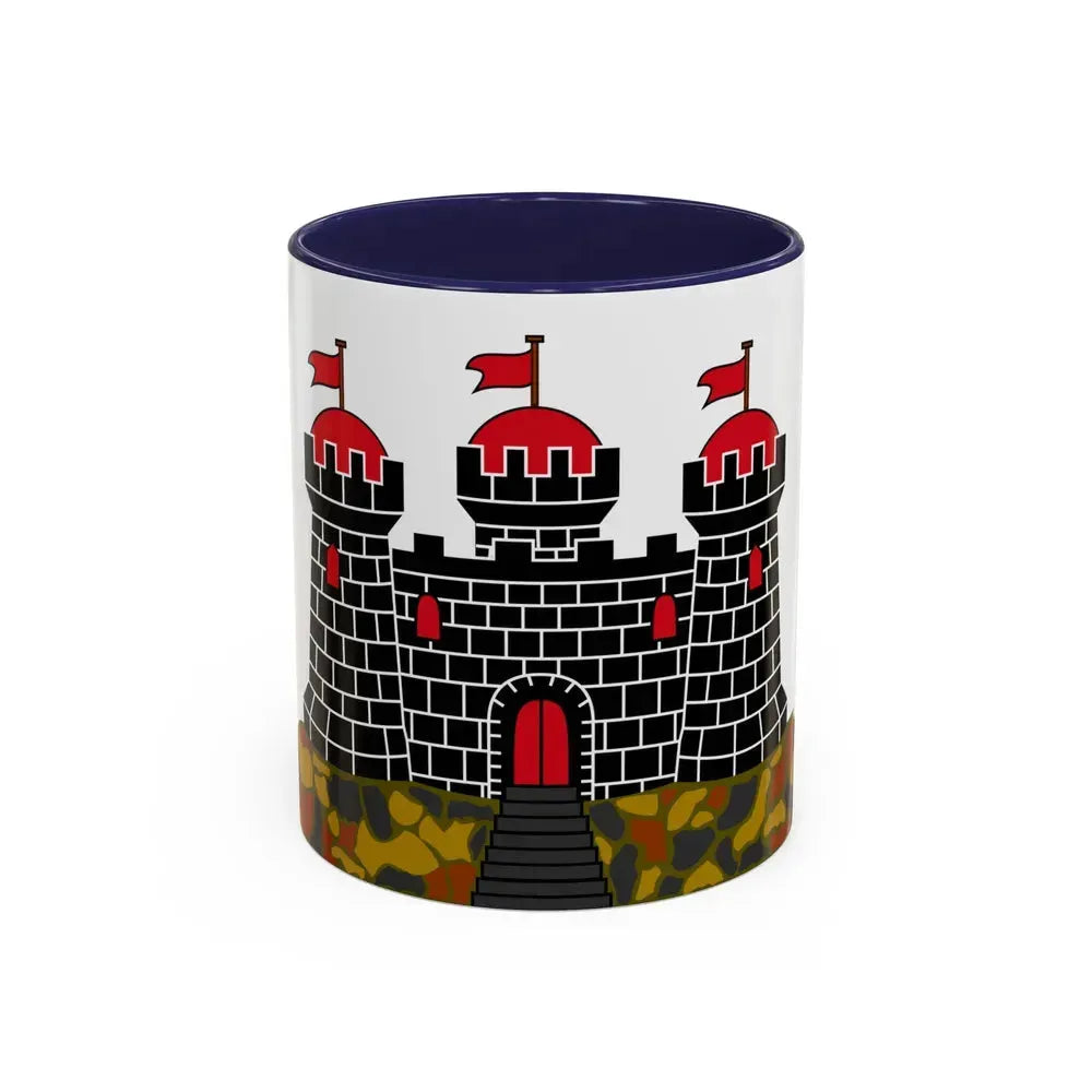 Flag of Edinburgh UK - Accent Coffee Mug 11oz Navy - Go Mug Yourself