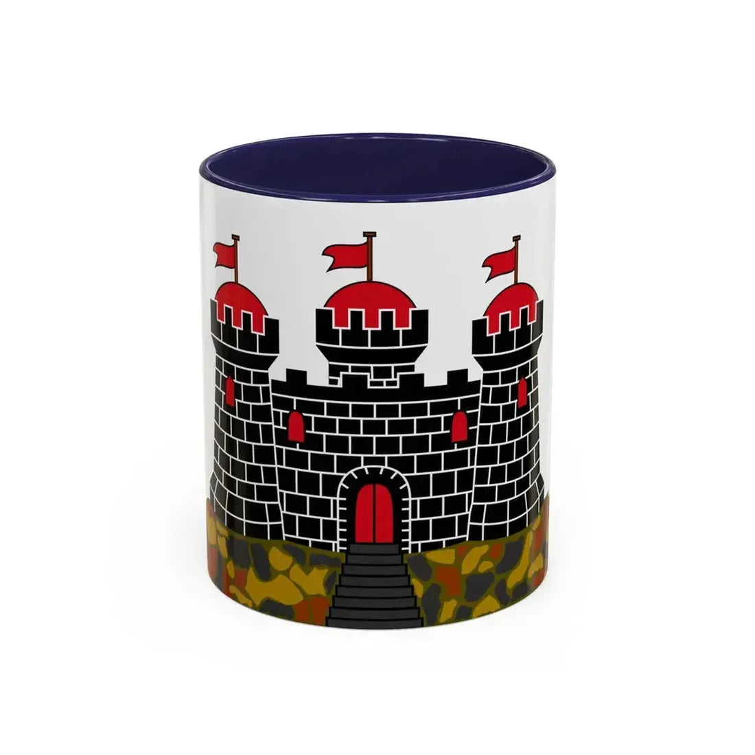 Flag of Edinburgh UK - Accent Coffee Mug 11oz Navy - Go Mug Yourself