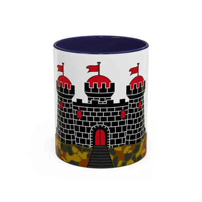 Flag of Edinburgh UK - Accent Coffee Mug 11oz Navy - Go Mug Yourself